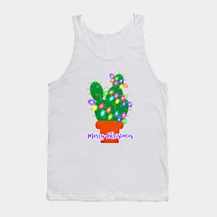 merry christmas cactus Tank Top